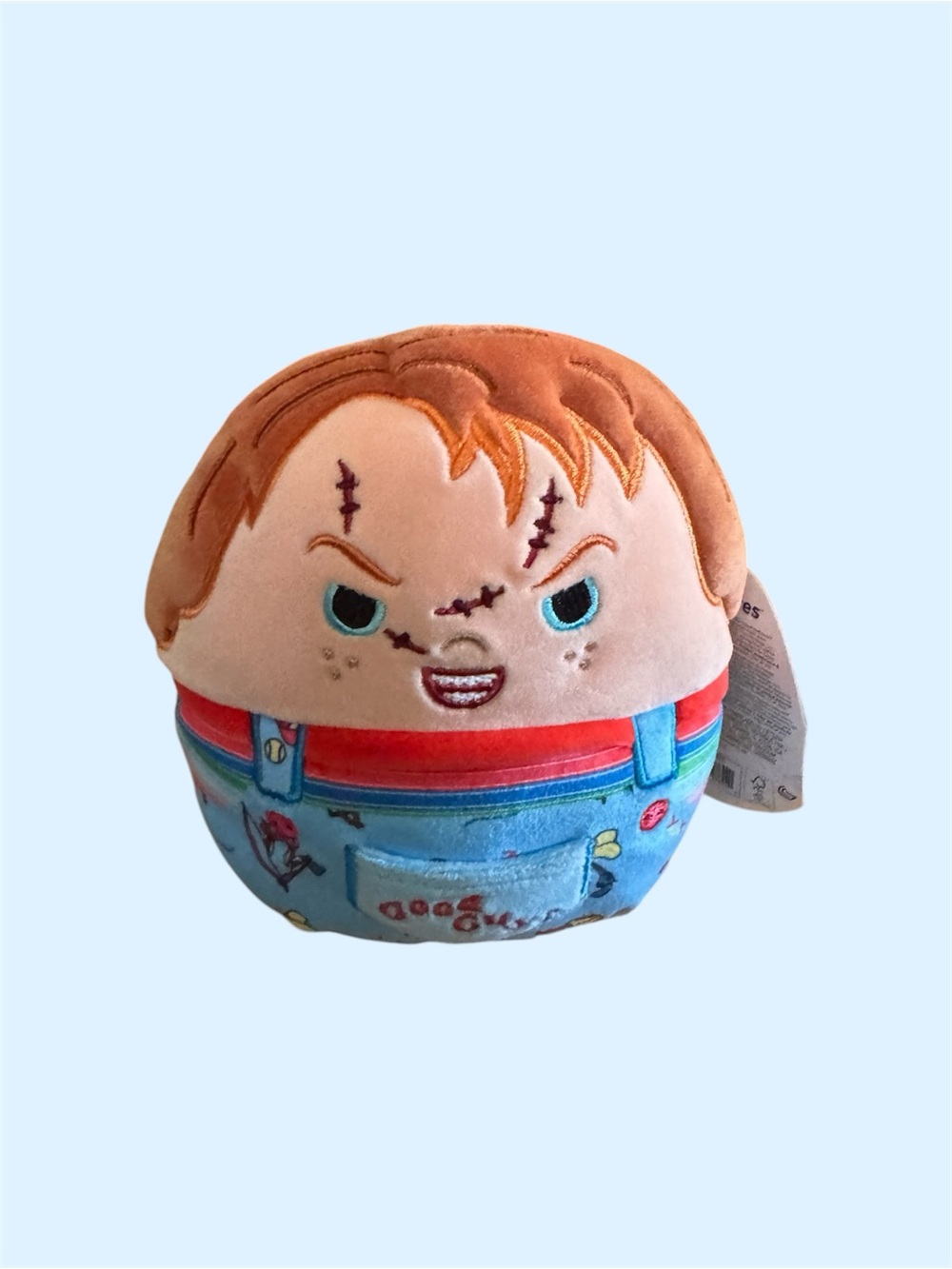 NWT Squishmallows Chucky Plush Horror Movie Collectible Soft Toy - bent tag